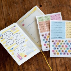 Samolepky do diáře barevné